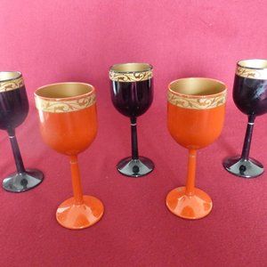 Authentic Japanese Lacquerware Wine Glasses